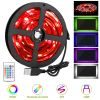 TV LED Backlight Strip 6.56ft Waterproof RGB Strip Light USB Monitor Lighting Kit w/ Remote Controller 16 Colors For 40-60 in TV