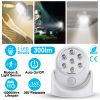 Wireless LED Spotlight 90 ° Motion Sensor Night Lamp 360°Rotate Cordless Stairs Lights Battery Operated w/23ft Sensing Range for Closet Bathroom