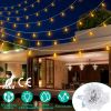 32.8Feet Globe String Lights 100 Ball LED Fairy Lamps IP44 Waterproof Decorative Lights with 8 Lighting Modes for Garden Lawn Patio