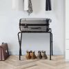 Sturdy Black Metal Foldable Luggage Rack