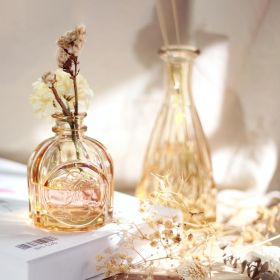 Gold Amber Glass Bud Vases Set of 12, Small Vases for Flowers, Champagne Mini Vintage Vases for Centerpieces,Bud Vase in Bulk for Wedding Decor