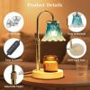 Fragrance Candle Warmer Lamp, Electric Candle Warmer with Timer & Dimmer, Mom Christmas Birthday Gifts for Women