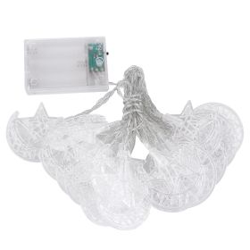 LED Star Moon IP43 Waterproof String Lights 2 Light Modes Battery Powered Decorative Light for Ramadan Christmas Wedding Party Home Patio Multi-color