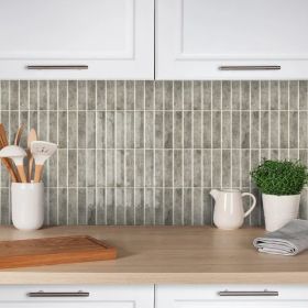 10pcs Self-Adhesive Splash Wall Tiles, 12x12 Inch Self-Adhesive Subway Tiles, Vintage Wall Stickers, Wall Decals, Suitable For Kitchen And Bathroom Wa (Option: 1)