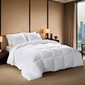 2-Pack Large White Plaid Duvet Inserts. Soft And Comfortable With Skin-friendly Warmth. Suitable For All Seasons - Ideal As A Winter Quilt Or For Spri (Option: defaulttitle)