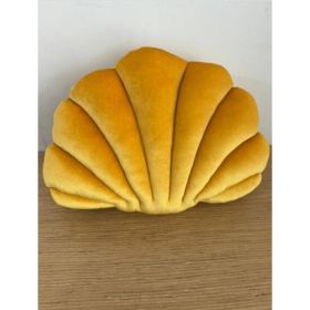 Simulation Shell Pillow Cushion Doll Nap Pillow (Option: Yellow-L)